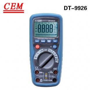 CEM华盛昌数字万用表DT-9926双注塑机身 IP67防水 1000V全保护