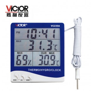 胜利仪器(VICTOR) 数显电子温湿度计VC230A